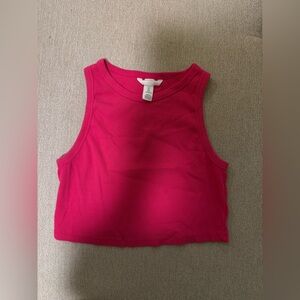 H&M Fuchsia crop Top